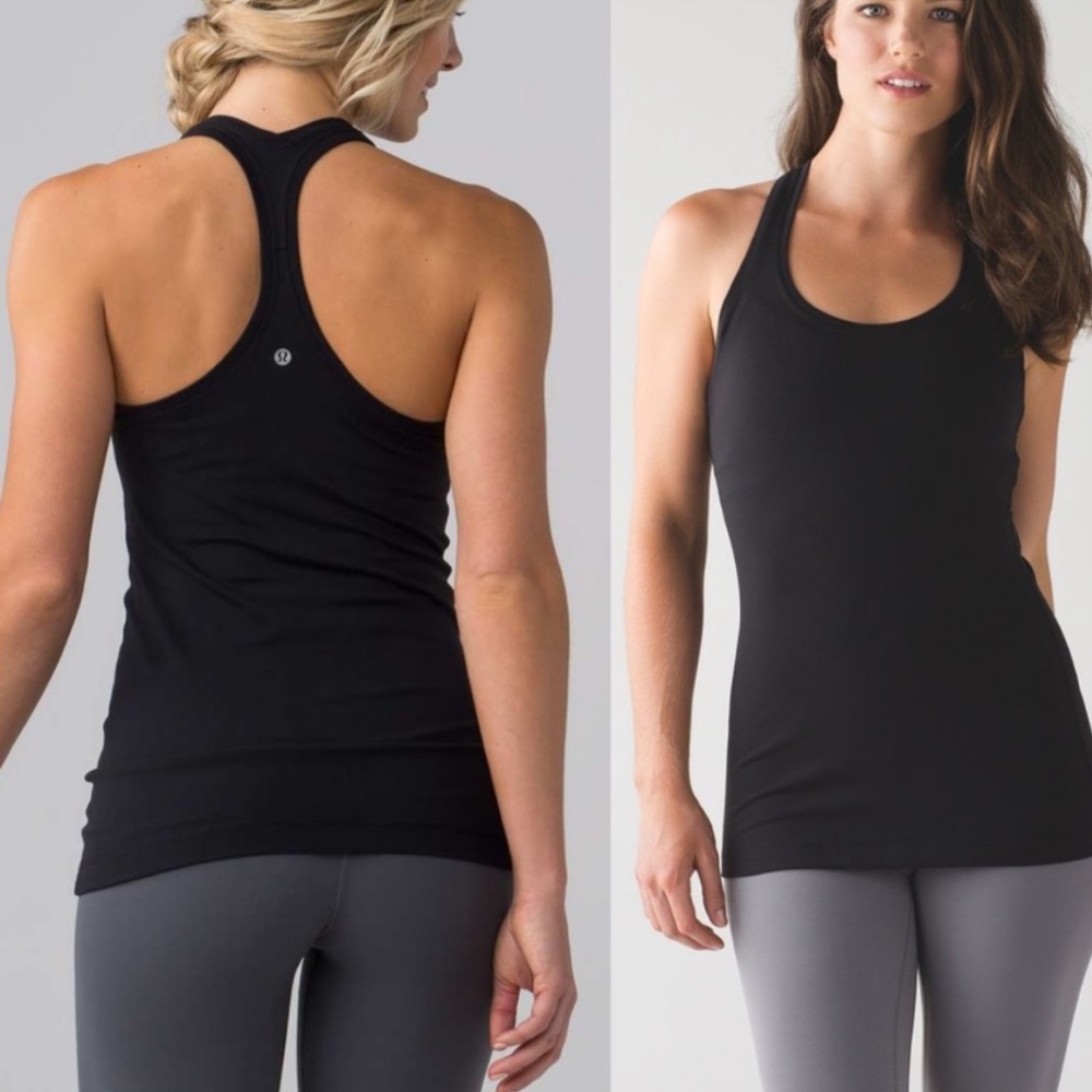 Lululemon Black Racerback Tank Top